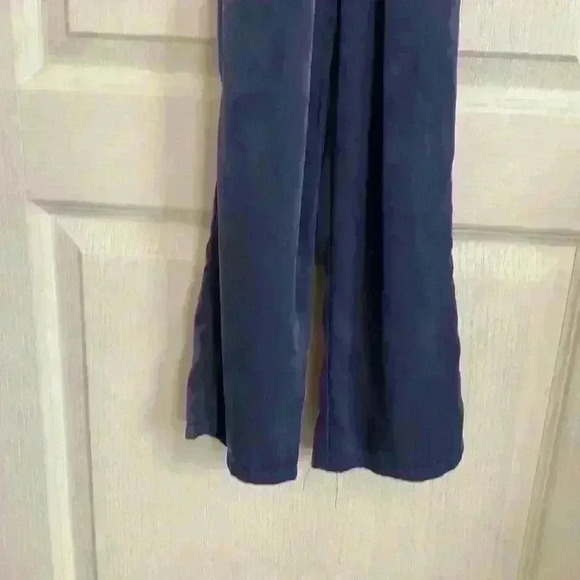 Lulus Love Like That Washed Navy Blue Satin Sleeveless Jumpsuit - Picture 5 of 5